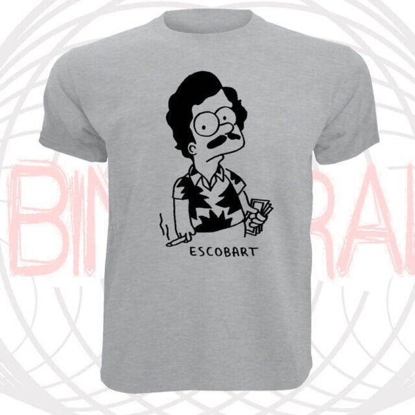Camiseta pablo escobart bart simpsons