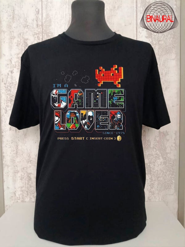 Camiseta videojuego game over