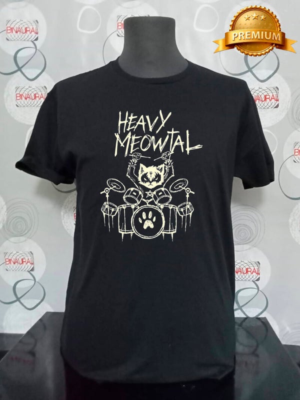 Camiseta Gato bateria