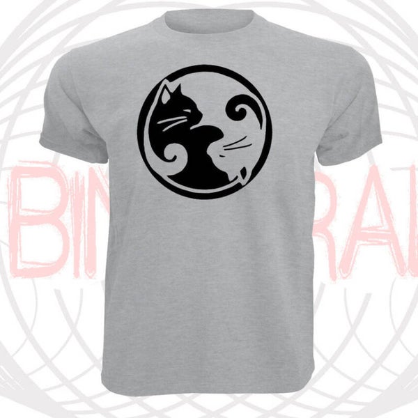 Camiseta Gato yin yan