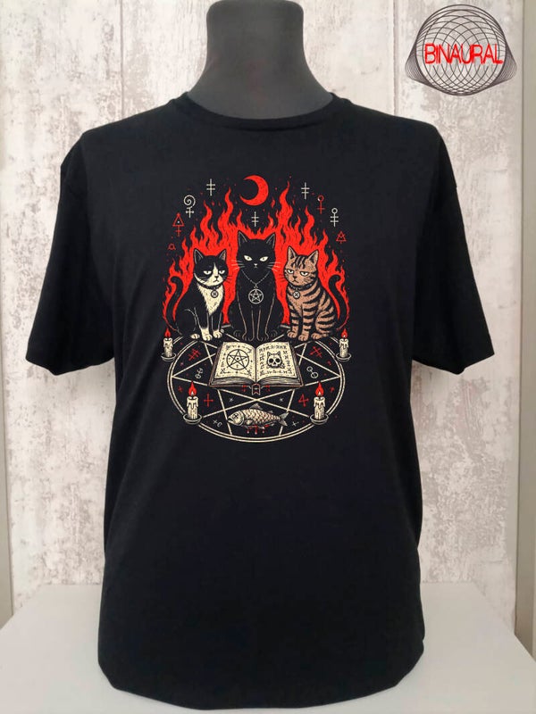 Camiseta gatos ritual