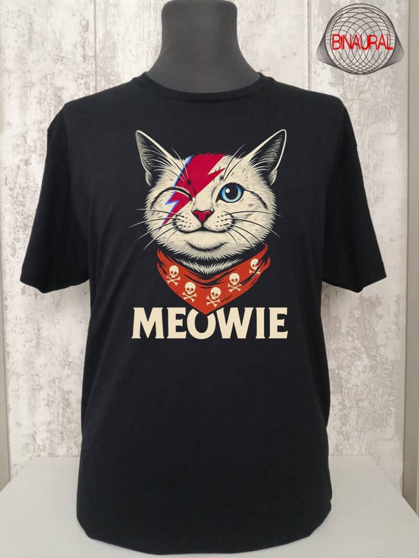 Camiseta gato - david bowie