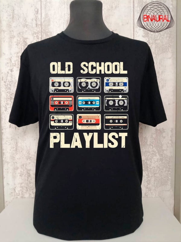 Camiseta Old School play list