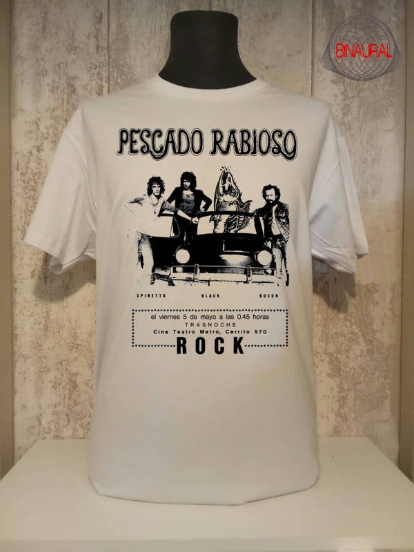 Camiseta pescado rabioso - Luis Alberto Spinetta