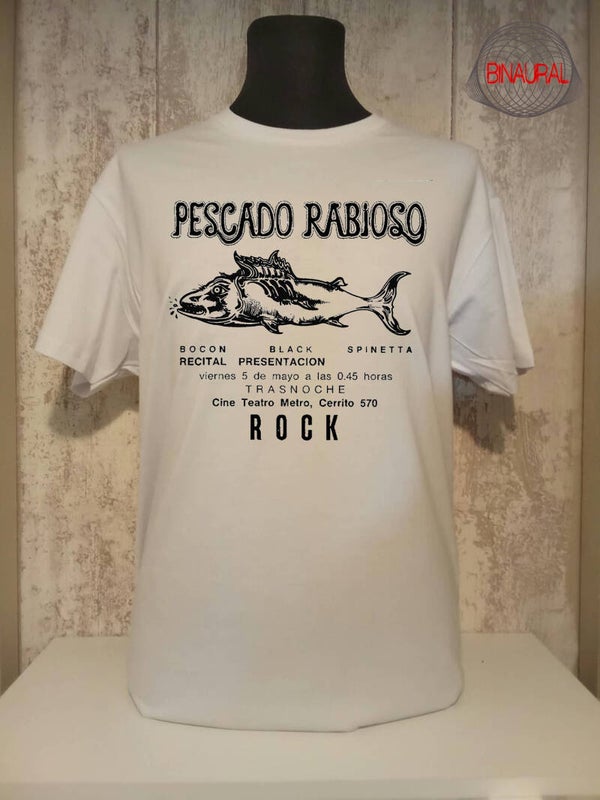 Camiseta Pescado rabioso - Luis Alberto Spinetta