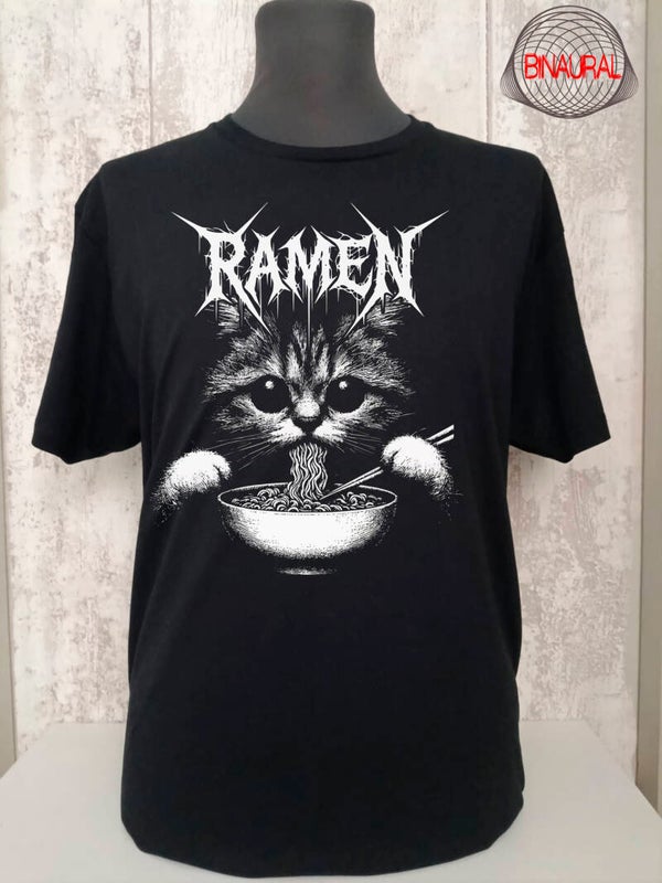 Camiseta Ramen gato