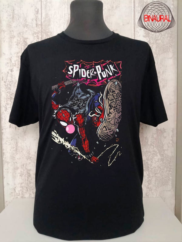 Camiseta spider punk