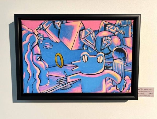 The girl and the ring, giclée