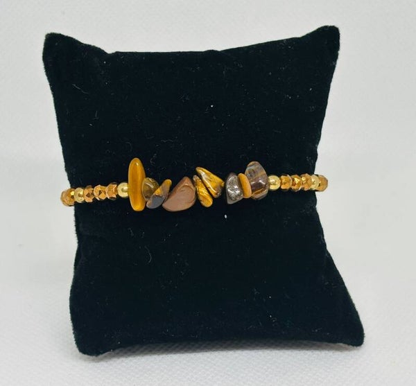 Armband Stones - Bruin