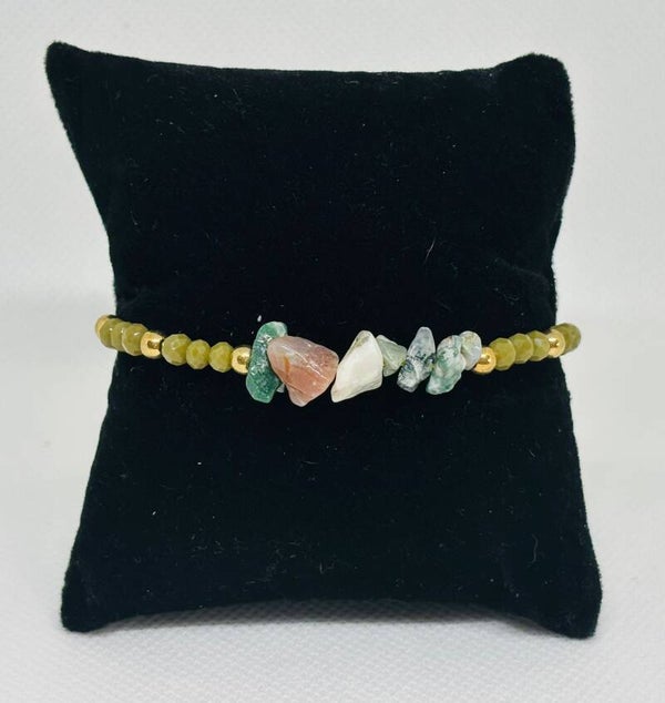 Armband Stones - Groen
