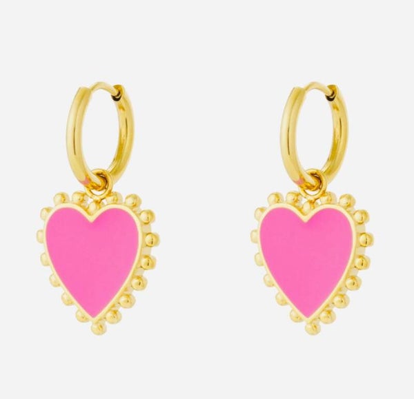 Oorbellen Think Pink