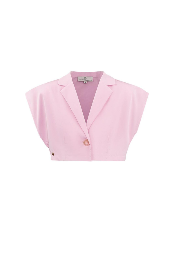 Mouwloze Top/Blazer - Roze