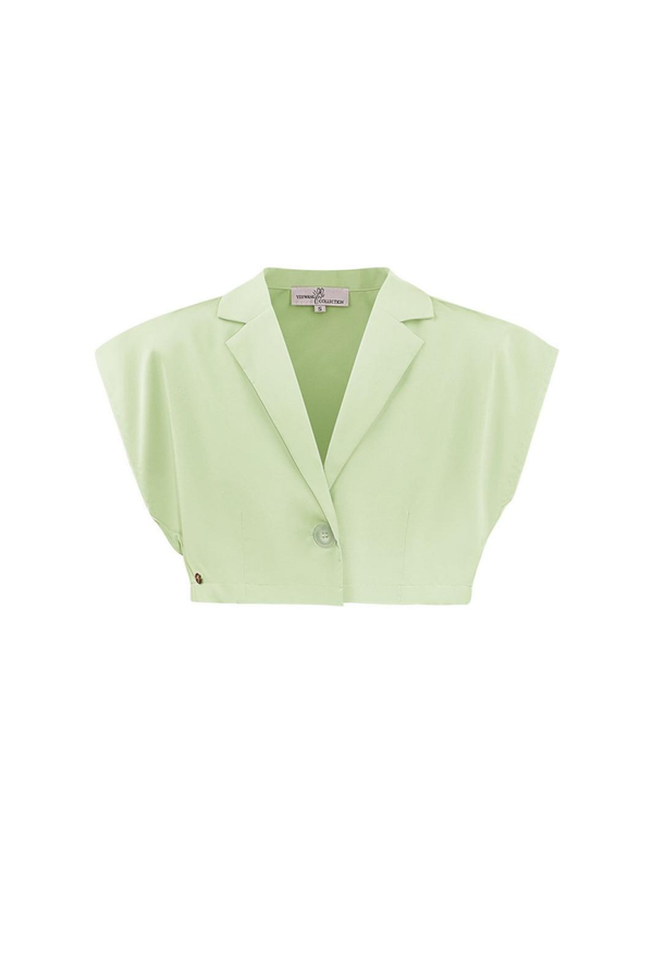 Mouwloze Top/Blazer - Groen