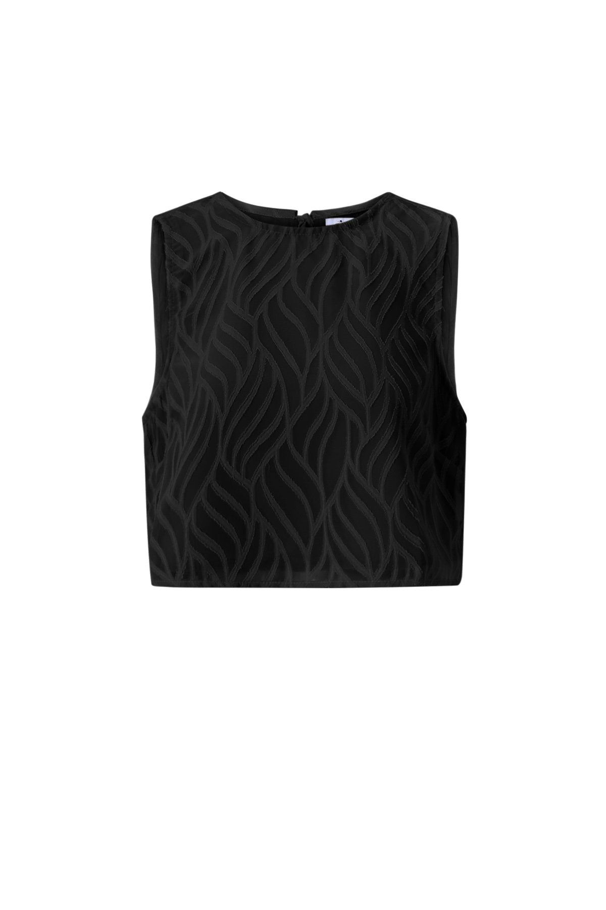 Mouwloze Top - Zwart