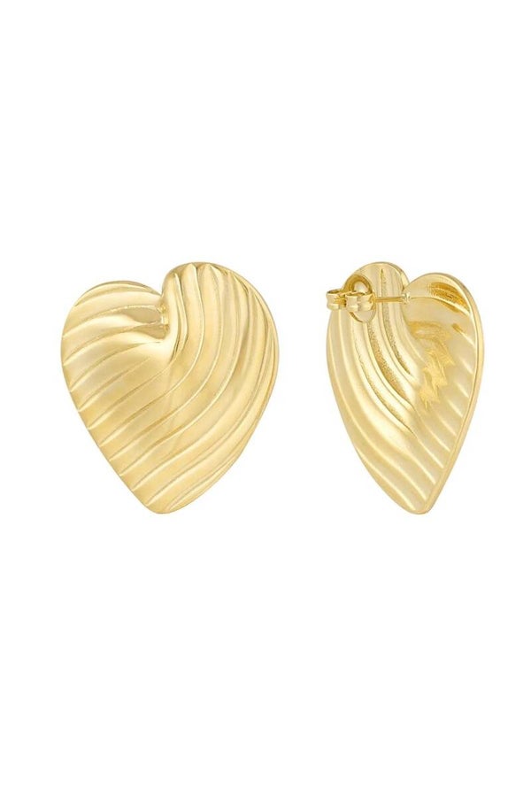Oorbellen Statement Forever Love - Goud