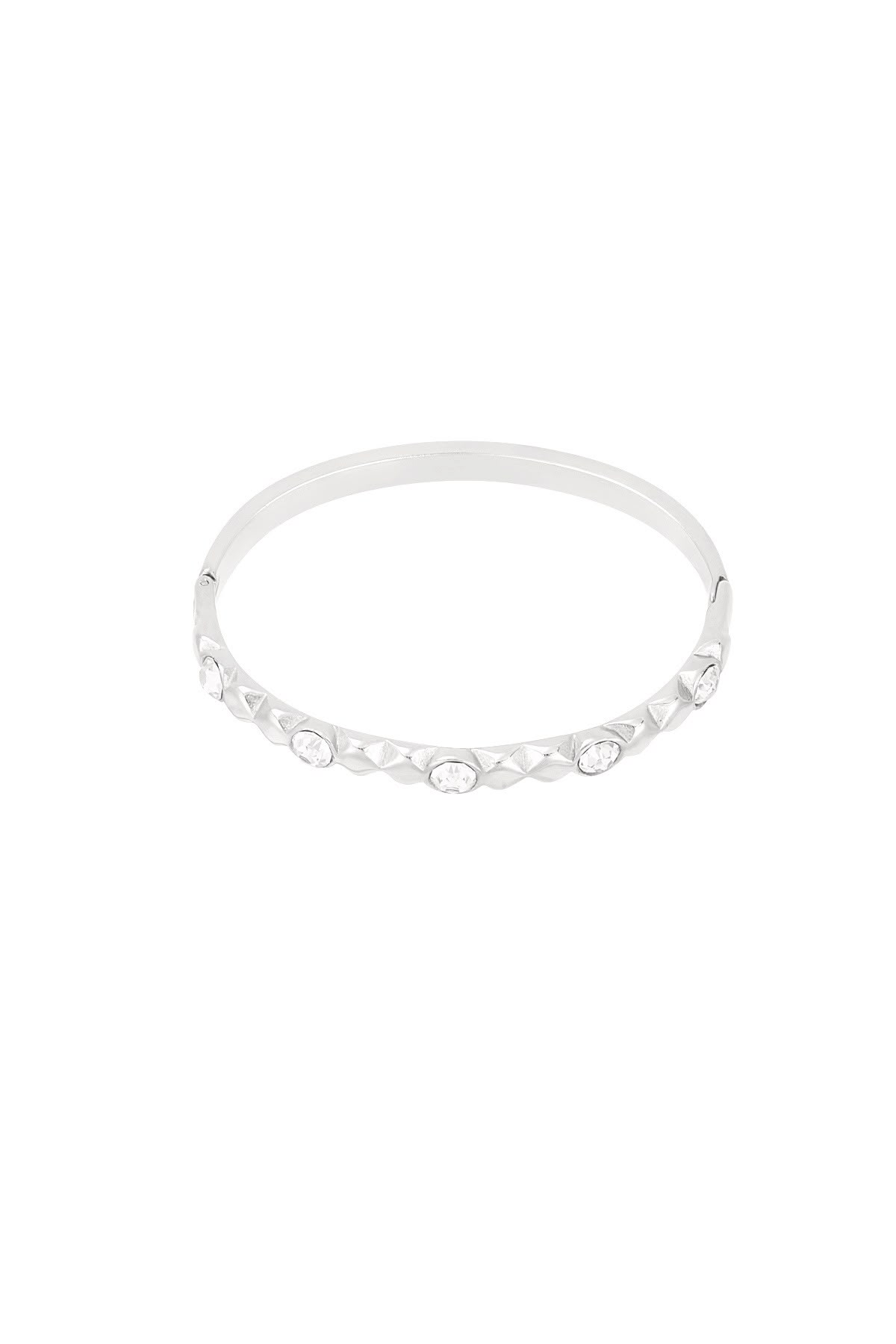 Bangle Diamond - Zilver