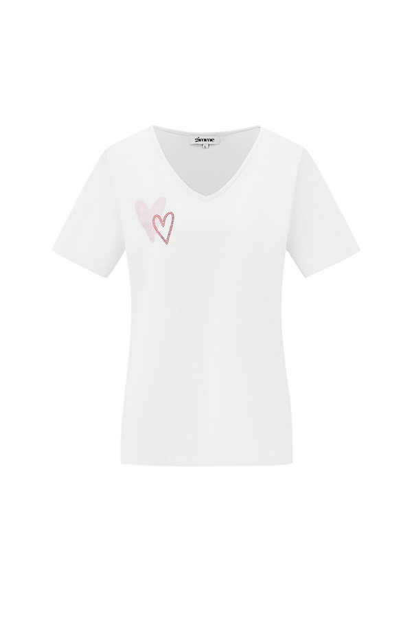 Casual T-shirt - Wit