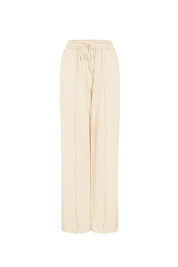 Wide Leg Pants - Beige