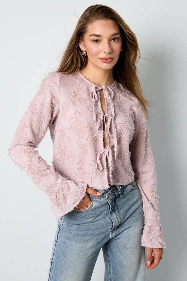 Ella Top - Paars/Roze