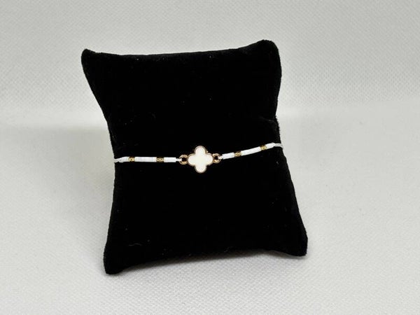 Cross Bracelet - Wit