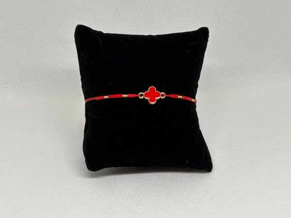 Cross Bracelet - Rood