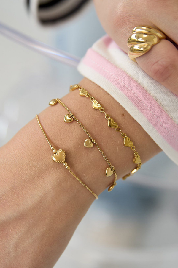 Armband met hartje