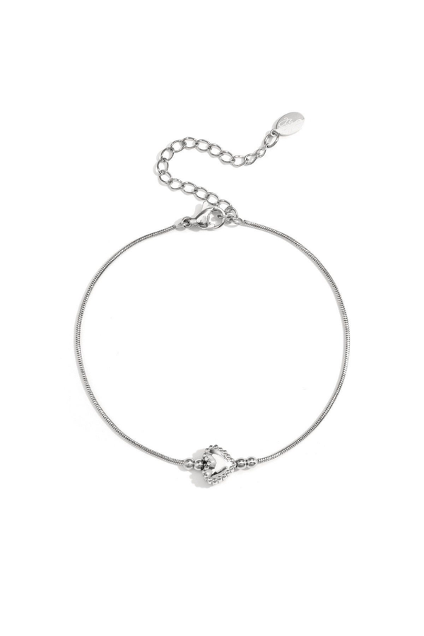 Armband met hartje