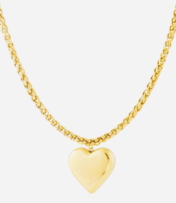 Ketting Big Heart - Goud