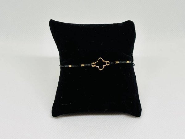 Cross Bracelet - Zwart