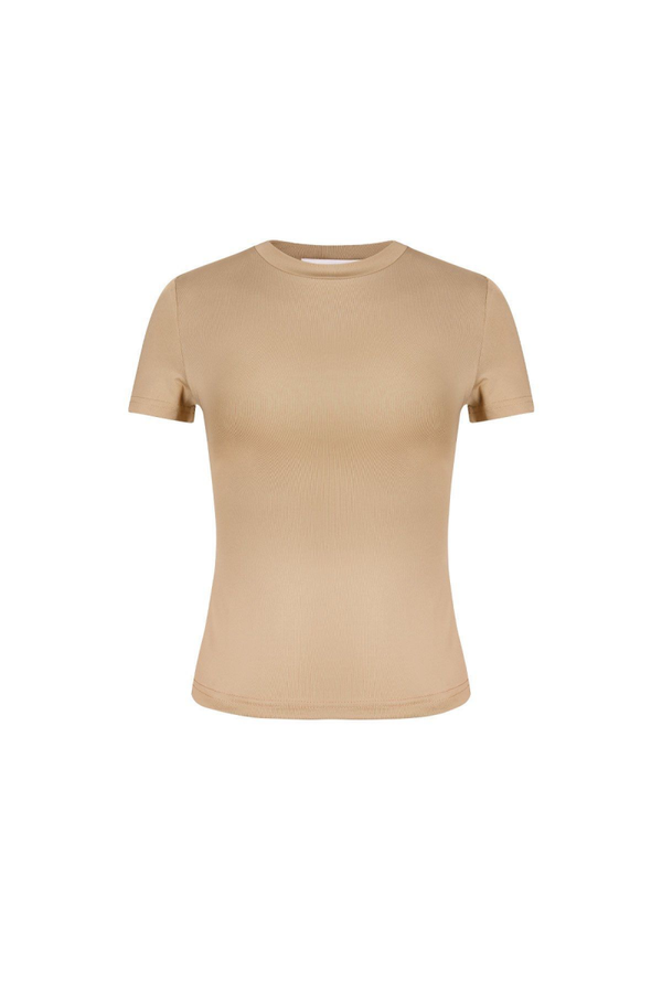Short Sleeve - Licht Bruin