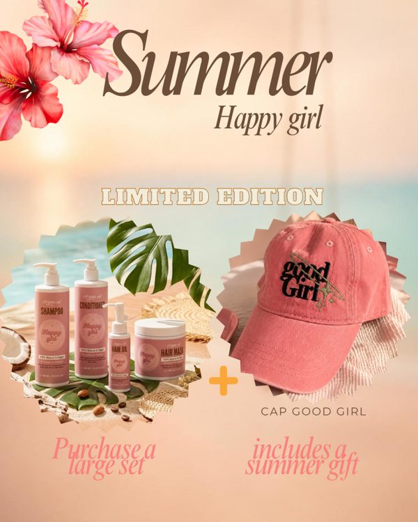 Summer Happy girl / large set