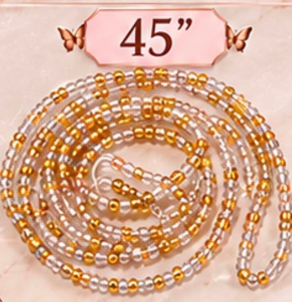 Gold and clear 45 inch