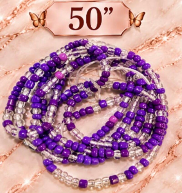 #17 Purple and Clear 50 inch