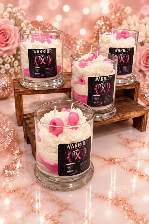 Breast, cancer awareness, candles