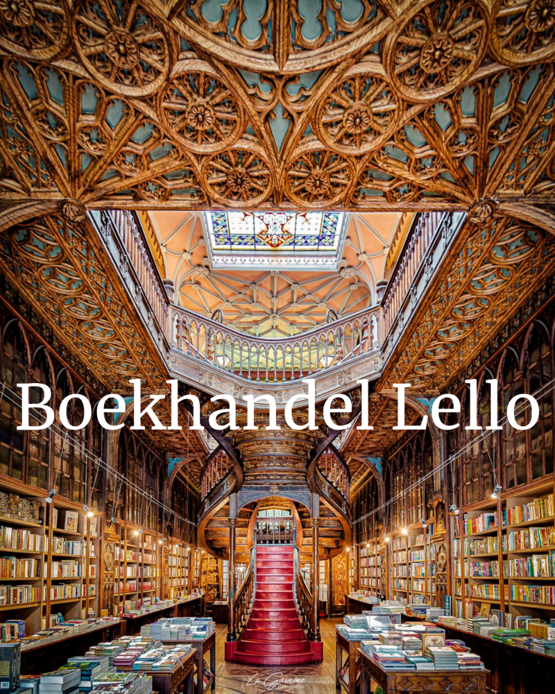 Boekhandel Lello met zijn mooie architectuur