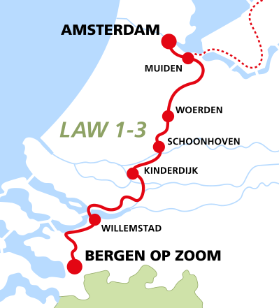 Kaartje van Floris V-pad