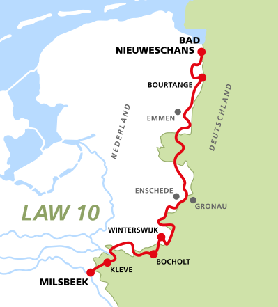 Kaartje van het Noaberpad