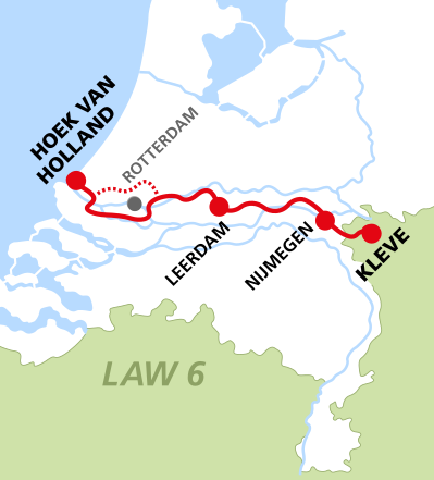 Kaartje van het Grote Rivierenpad