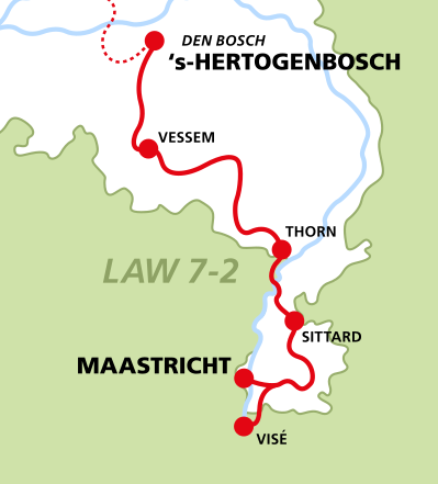 Kaartje Pelgrimspad deel 2