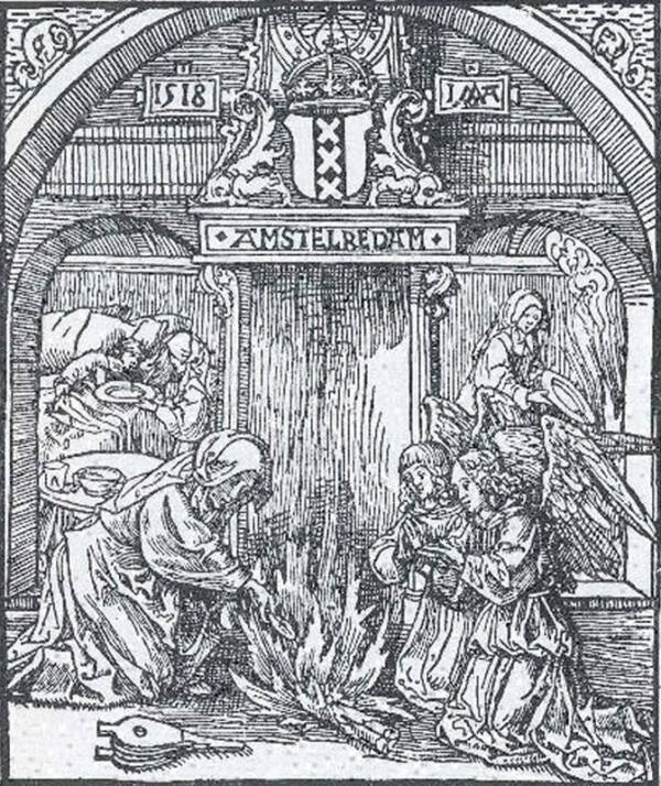 Prentje van het Mirakel van Amsterdam