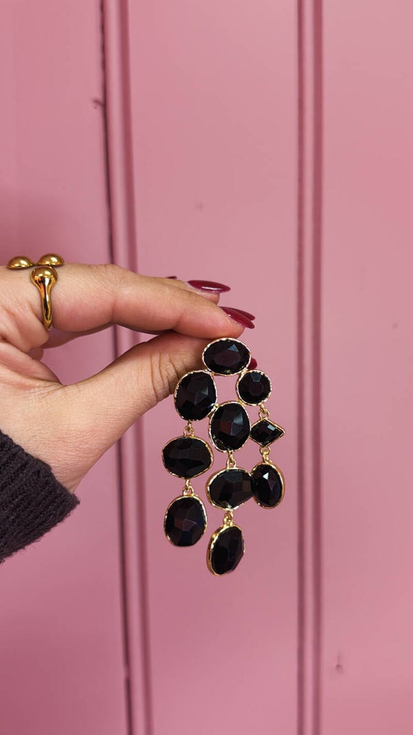 Bold Christel Earrings black