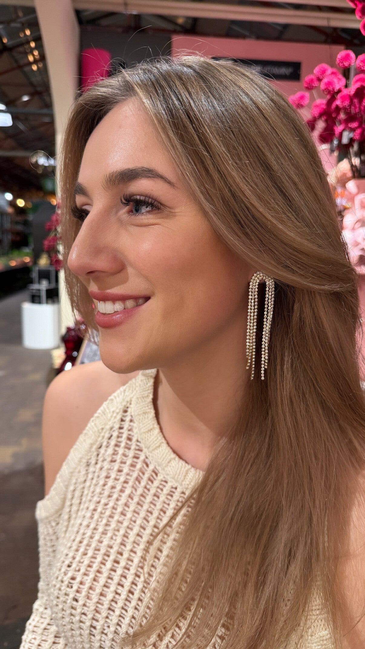 Crystal Fringe Earrings