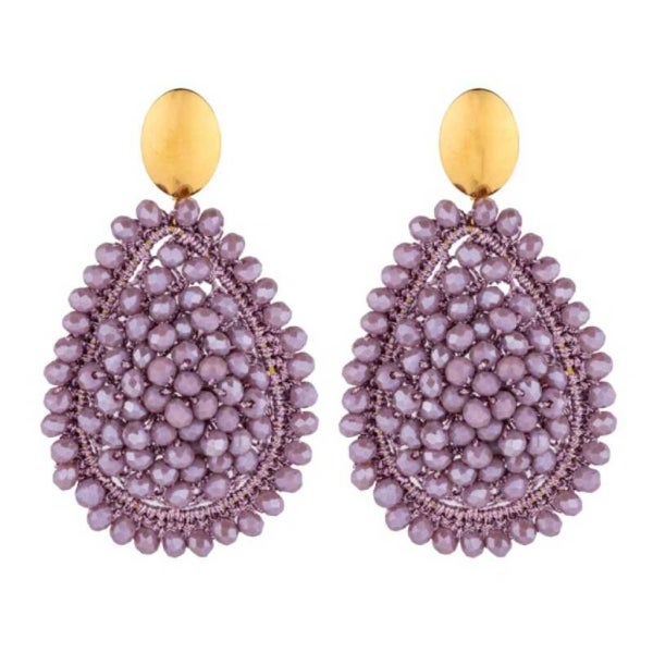 Olive Earrings purple