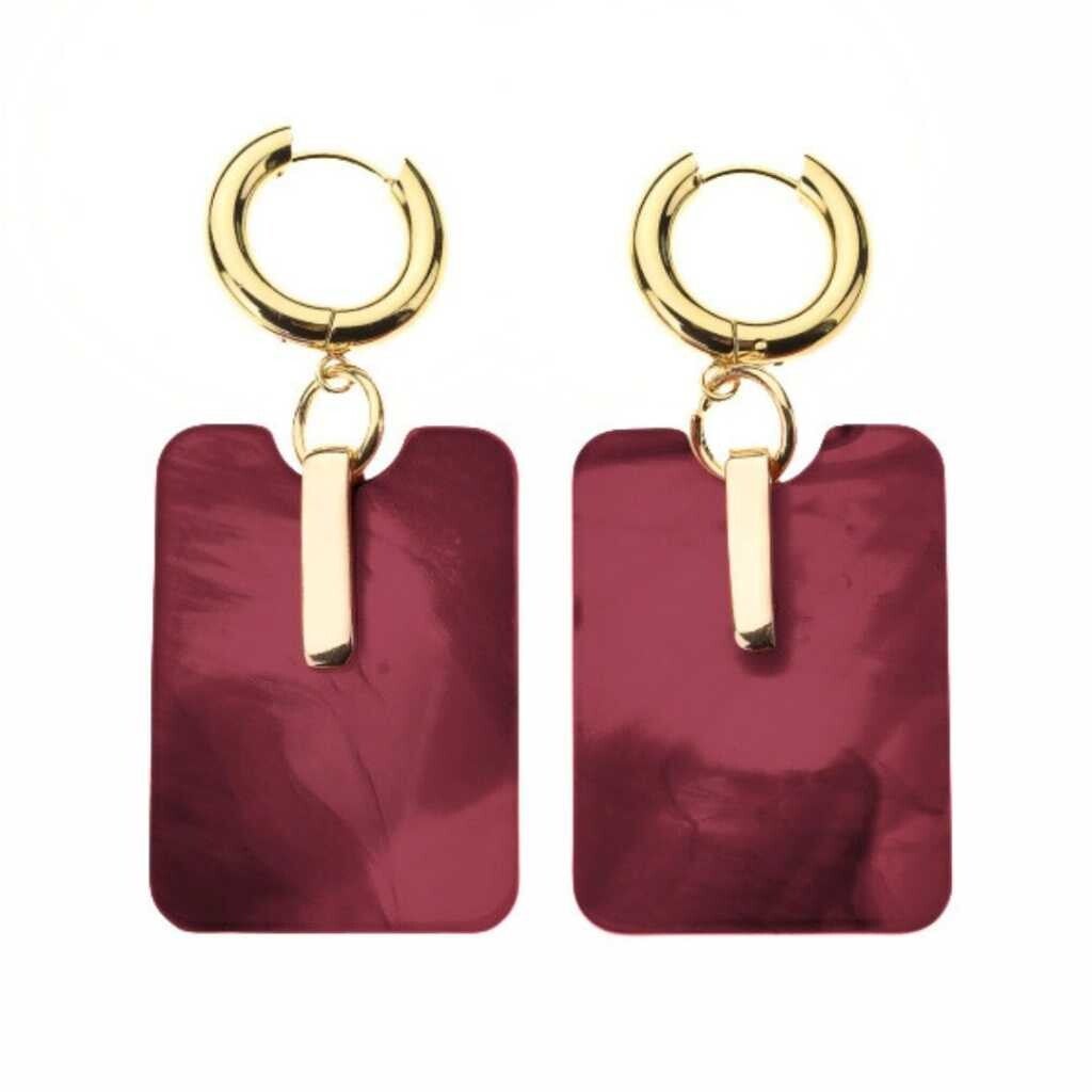 Mave Earrings red