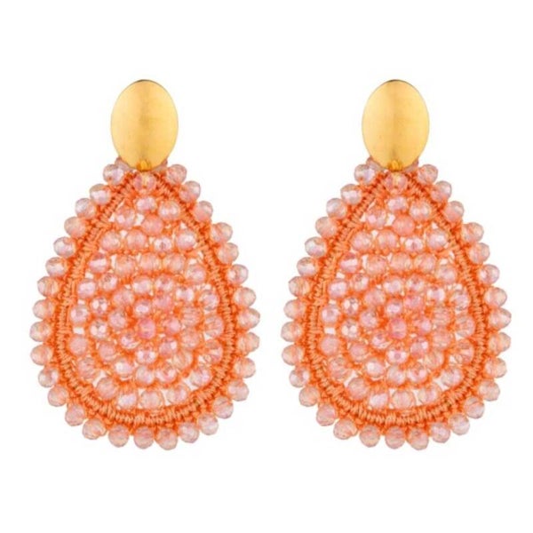 Olive Earrings peach