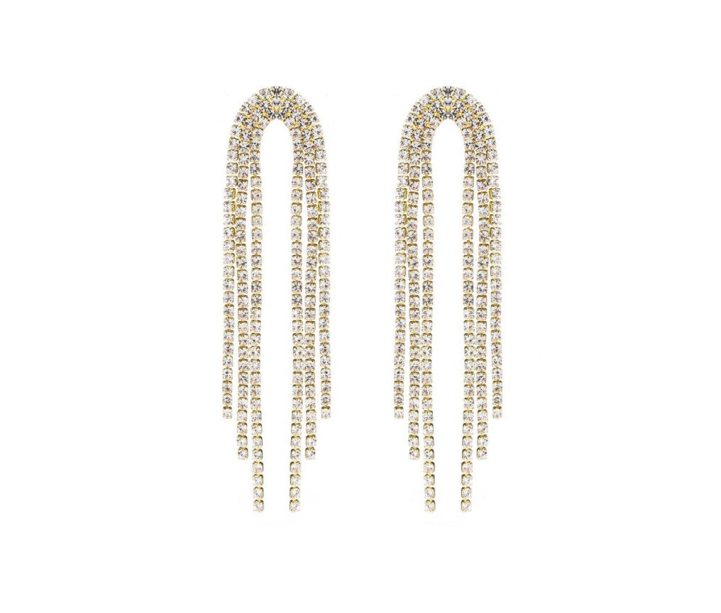 Crystal Fringe Earrings