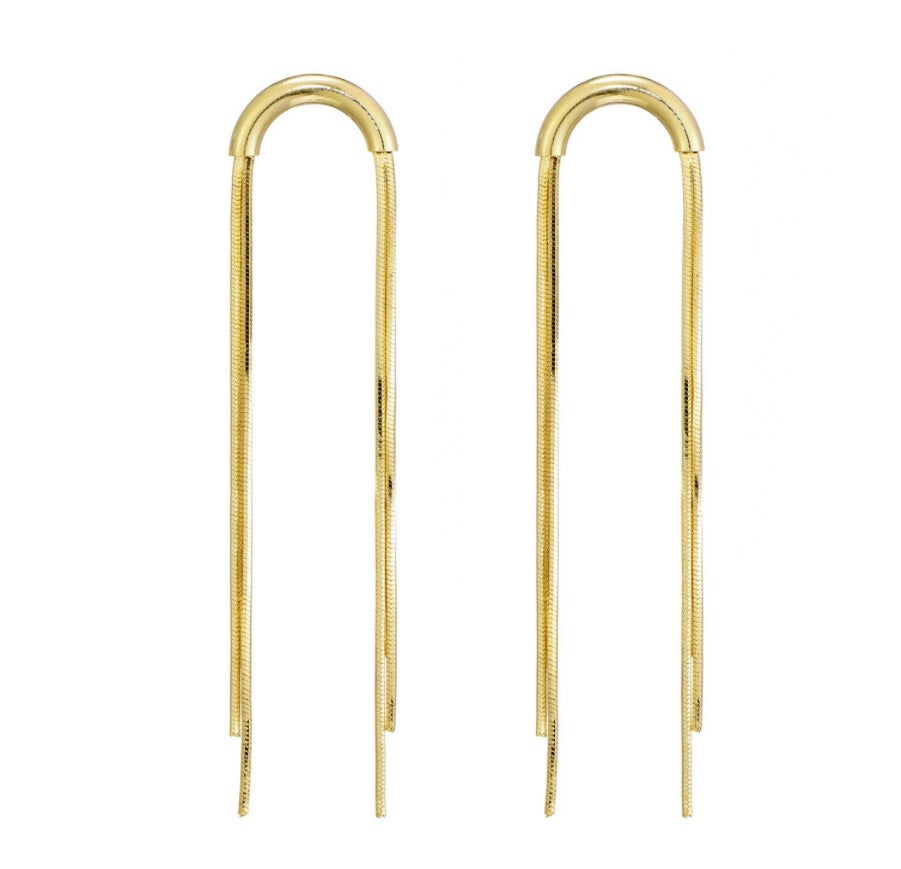 Gold Strass Earrings