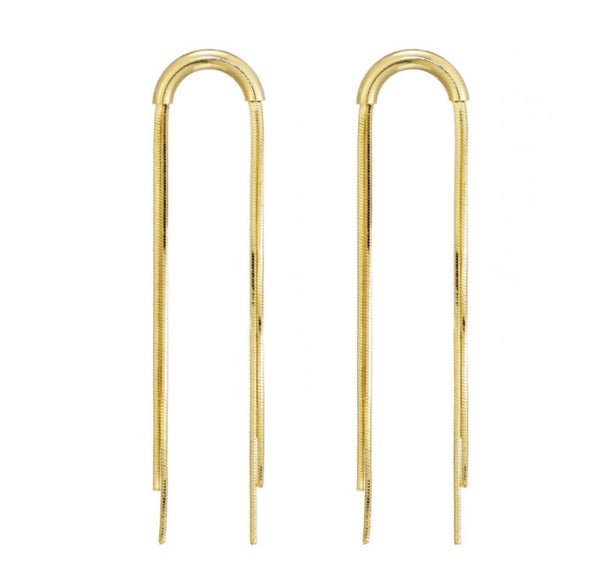 Gold Strass Earrings