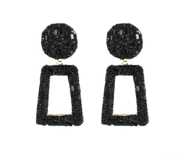 Black Blush Earrings