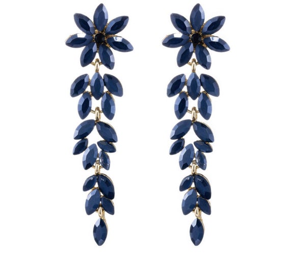 Crystal Sierra Earrings blue